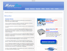 Tablet Screenshot of meteostar.com.ar